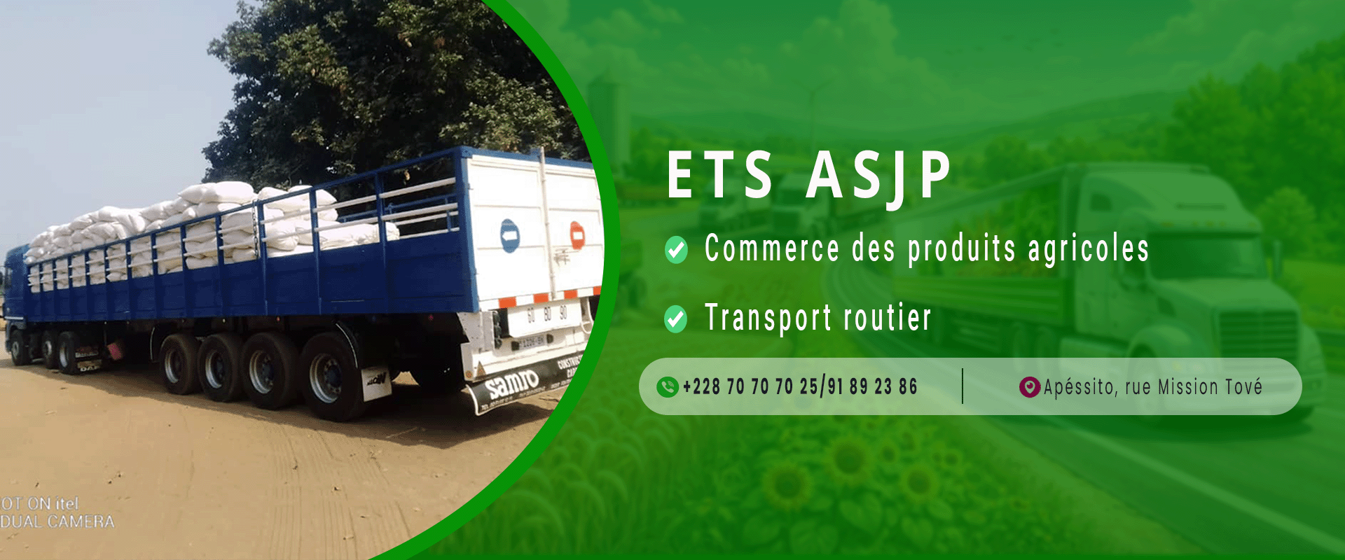 Ets ASJP - Commerce et transport