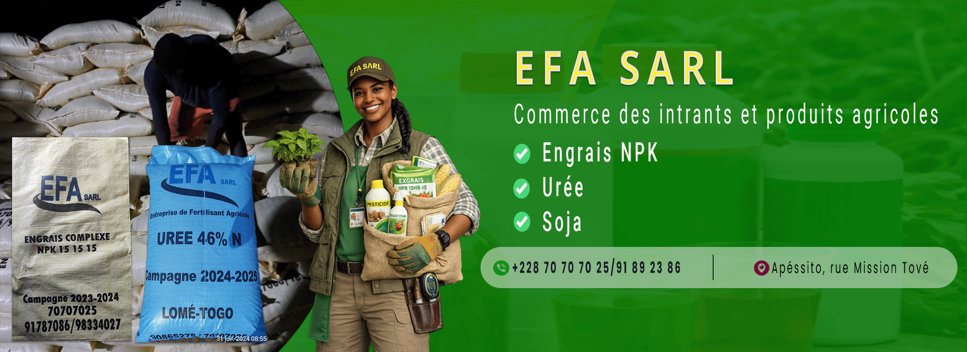 E.F.A Sarl - Intrants agricoles